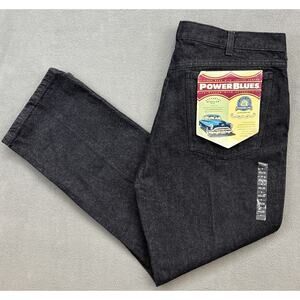 Power Blues Clothing Co. Dark Wash Denim Jeans Mens Size 40x30 NEW w/ Tags